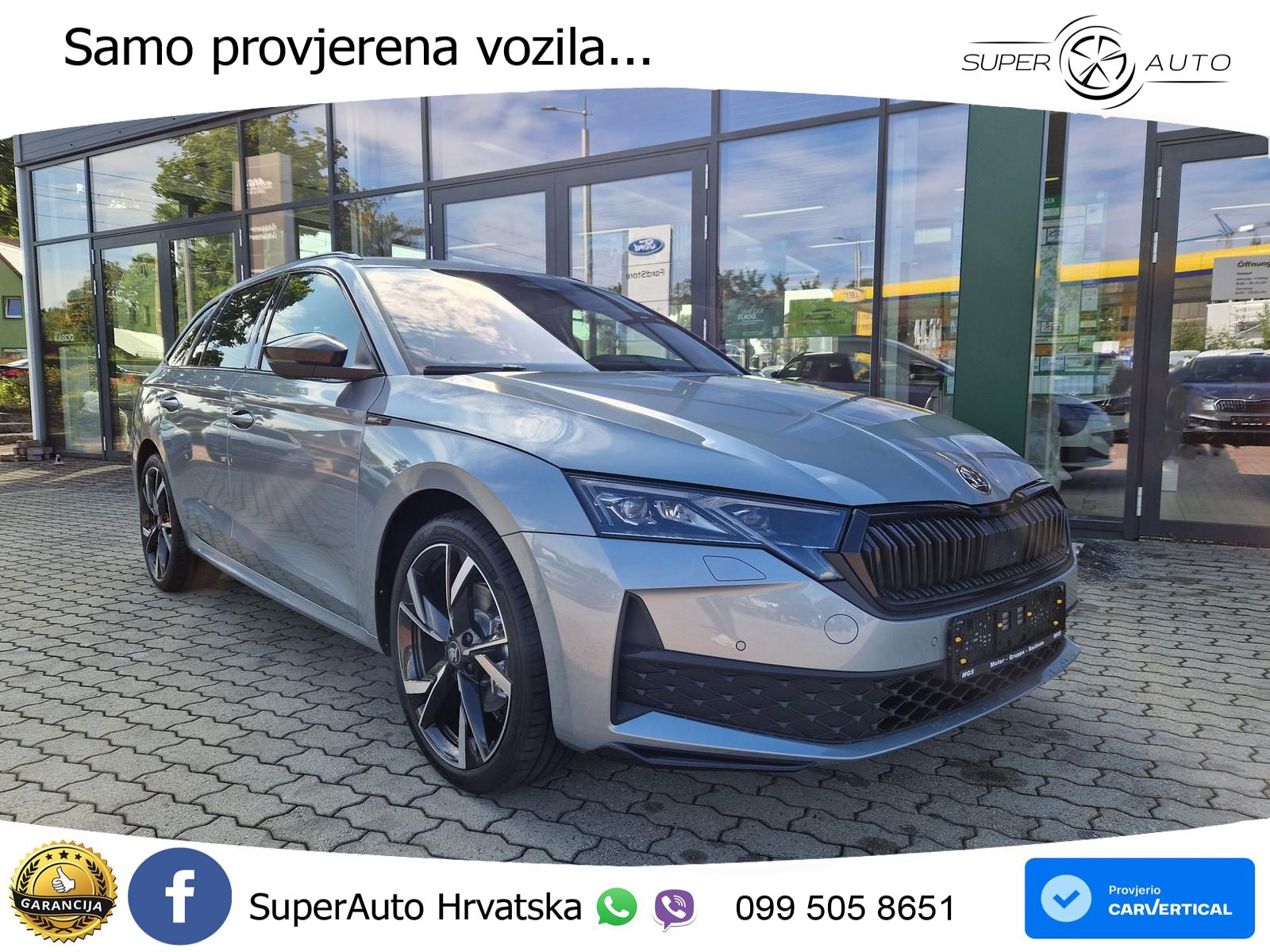 Škoda Octavia Combi 2.0 TSI (204 KS) 4x4 DSG LED+GR SJED+ACC