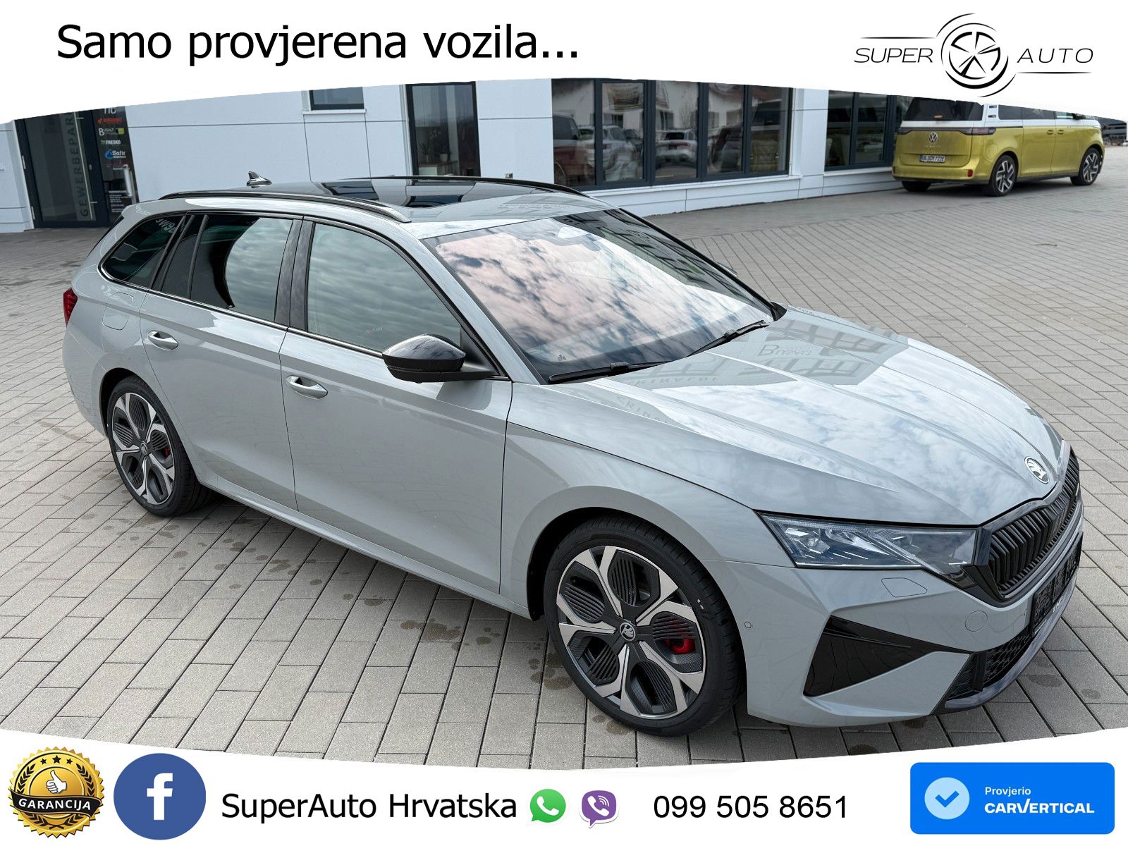 Škoda Octavia Combi RS 2.0 TSI (265 KS) DSG MATRIX+GR SJED+KAM
