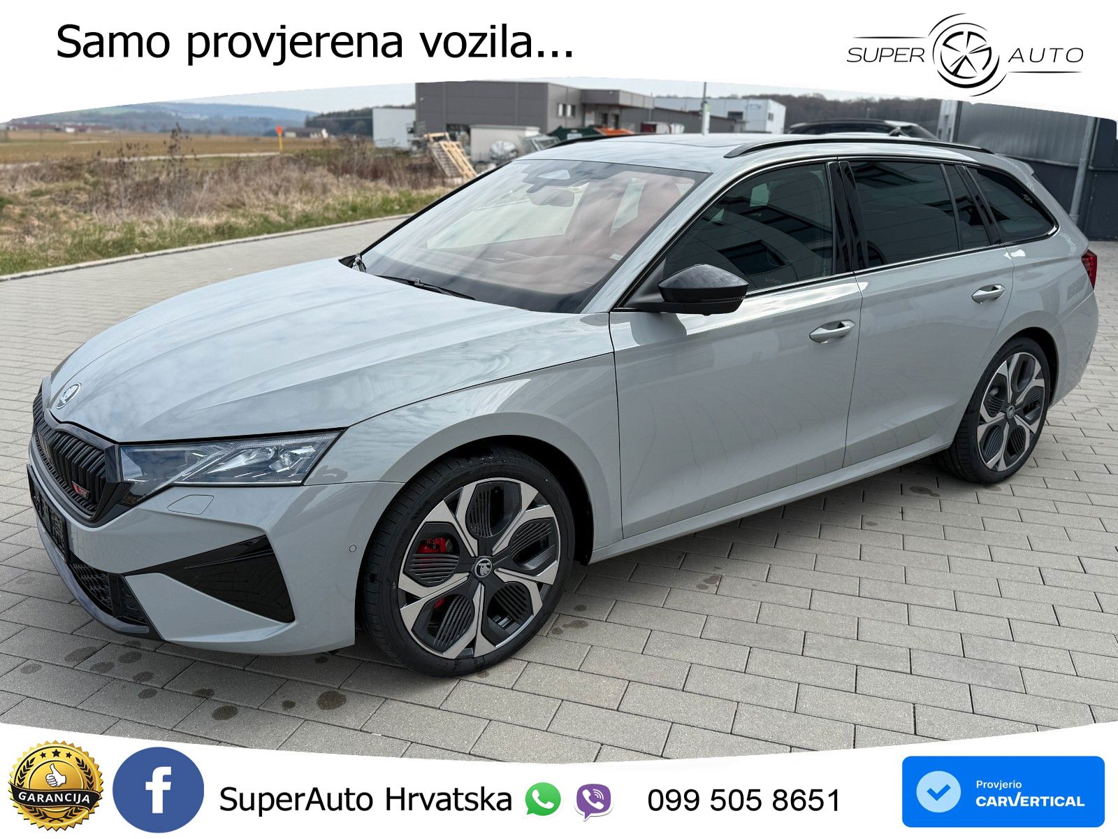 Škoda Octavia Combi RS 2.0 TSI (265 KS) DSG MATRIX+GR SJED+KAM