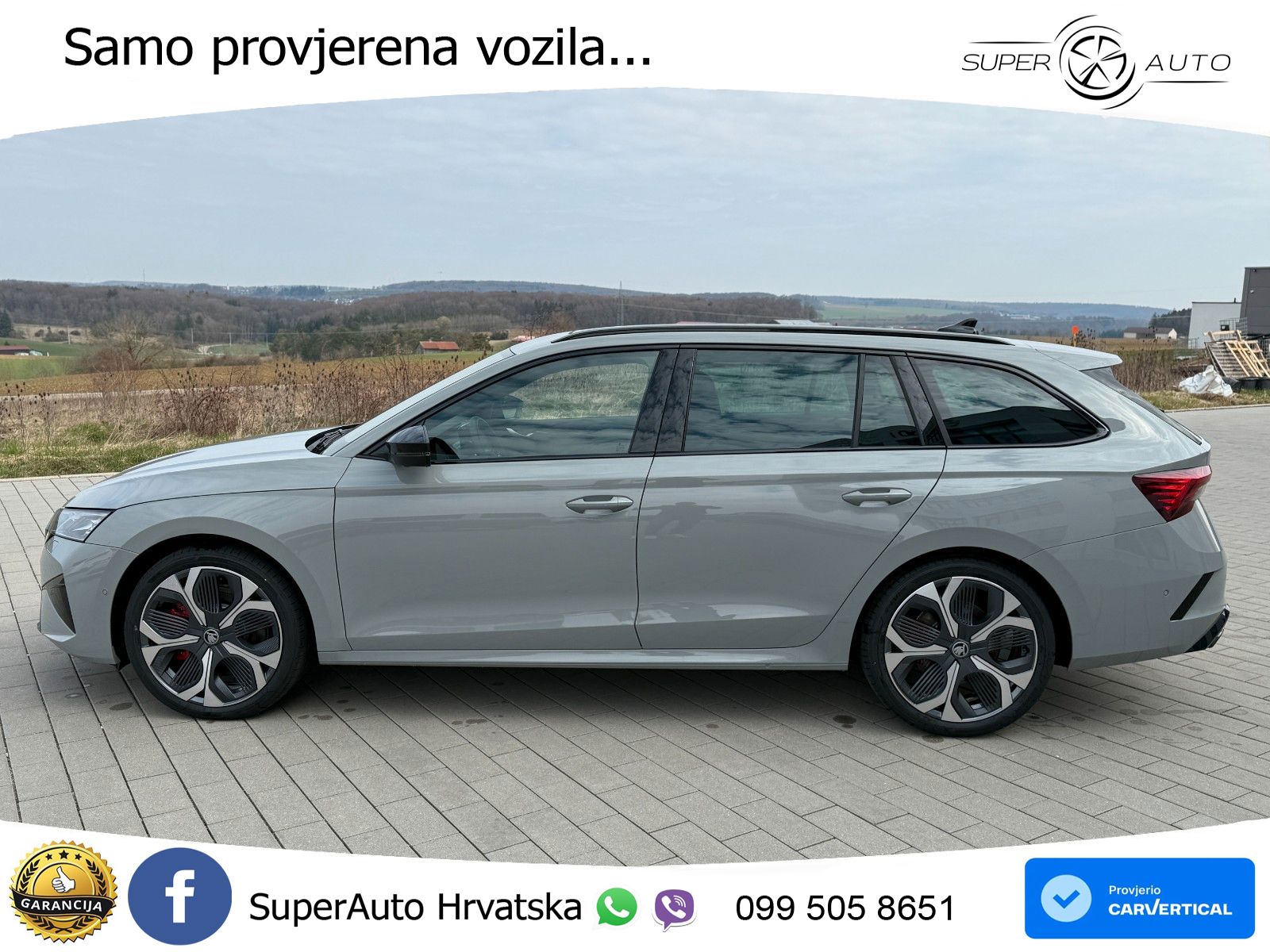 Škoda Octavia Combi RS 2.0 TSI (265 KS) DSG MATRIX+GR SJED+KAM