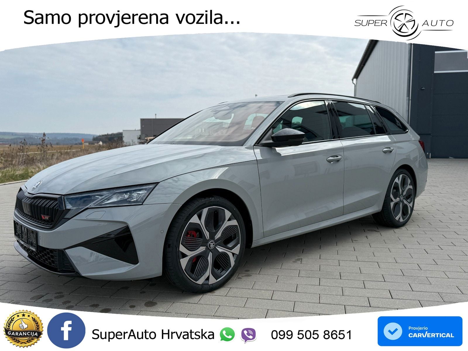 Škoda Octavia Combi RS 2.0 TSI (265 KS) DSG MATRIX+GR SJED+KAM