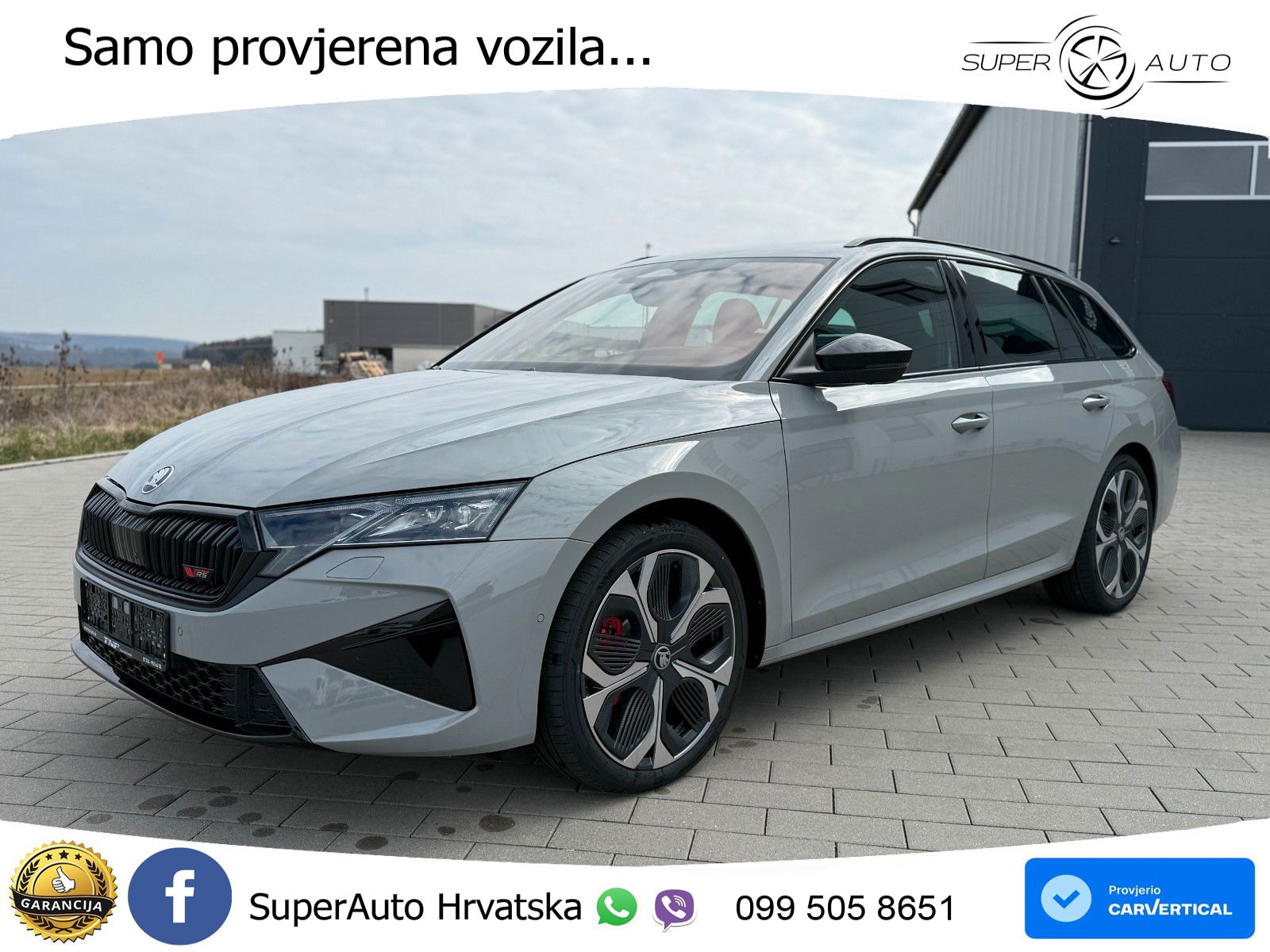 Škoda Octavia Combi RS 2.0 TSI (265 KS) DSG MATRIX+GR SJED+KAM