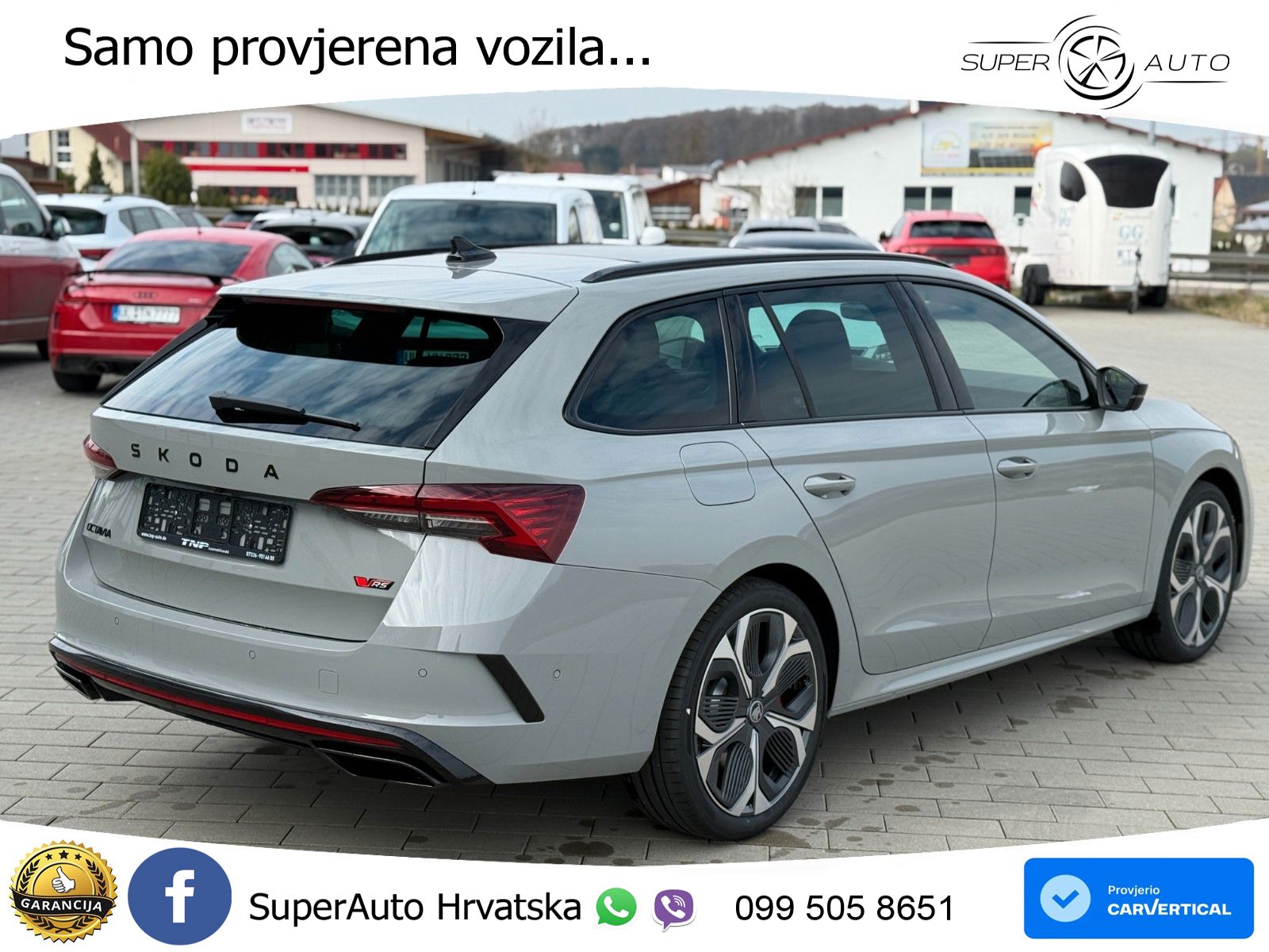 Škoda Octavia Combi RS 2.0 TSI (265 KS) DSG MATRIX+GR SJED+KAM