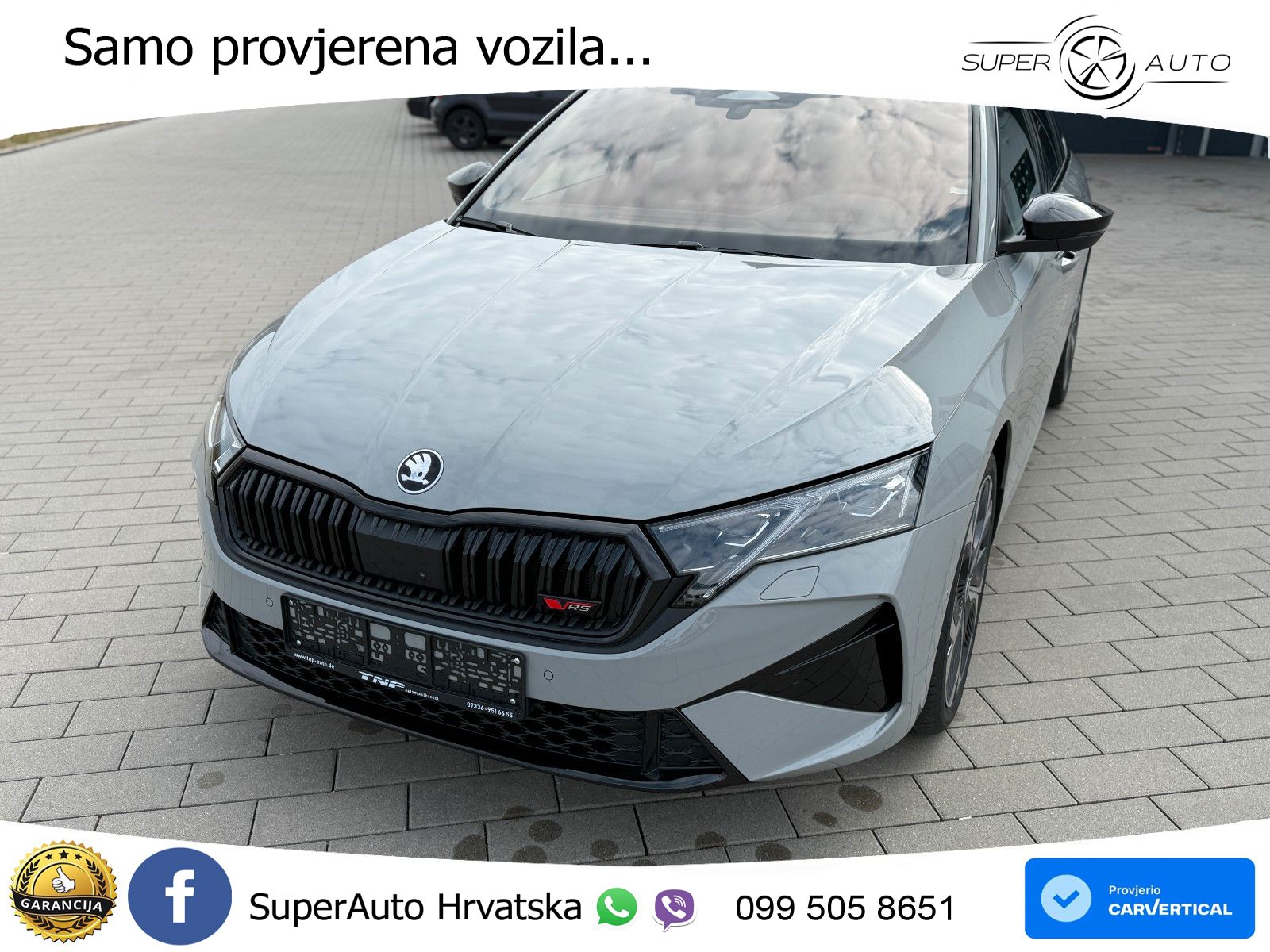 Škoda Octavia Combi RS 2.0 TSI (265 KS) DSG MATRIX+GR SJED+KAM