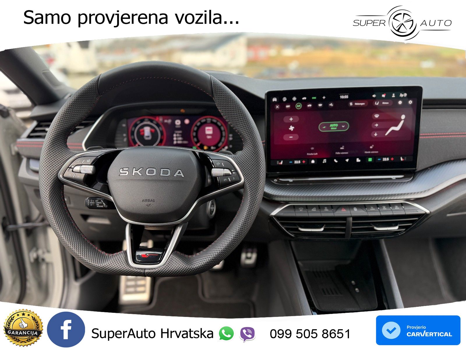 Škoda Octavia Combi RS 2.0 TSI (265 KS) DSG MATRIX+GR SJED+KAM