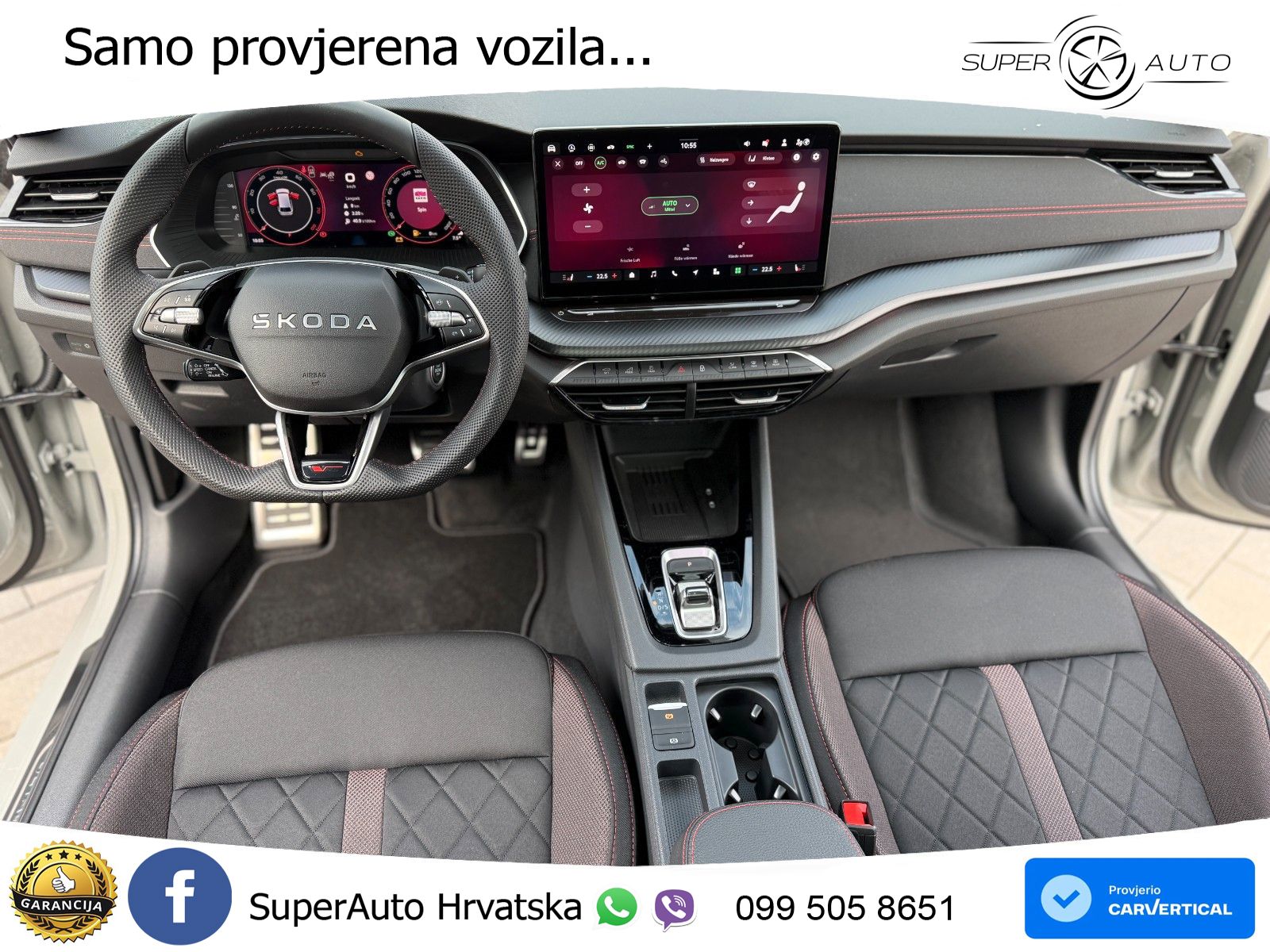 Škoda Octavia Combi RS 2.0 TSI (265 KS) DSG MATRIX+GR SJED+KAM