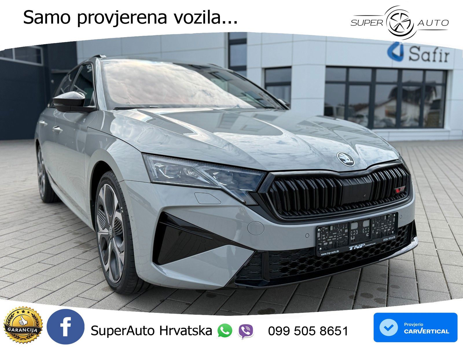 Škoda Octavia Combi RS 2.0 TSI (265 KS) DSG MATRIX+GR SJED+KAM