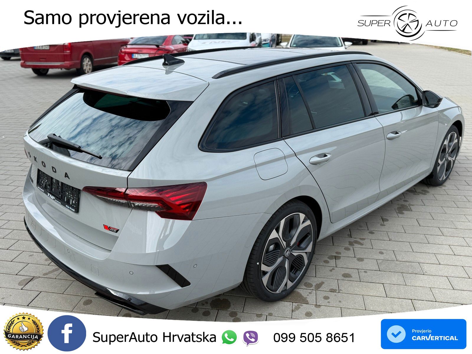 Škoda Octavia Combi RS 2.0 TSI (265 KS) DSG MATRIX+GR SJED+KAM
