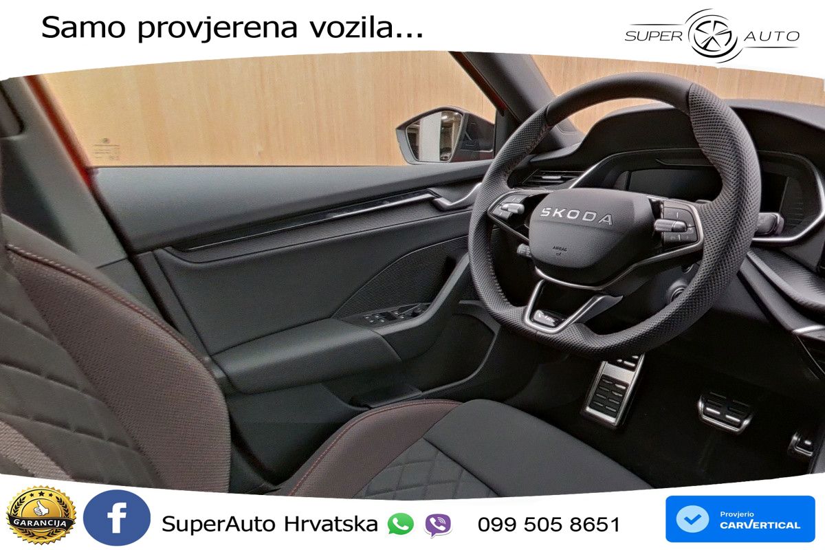 Škoda Octavia Combi RS 2.0 TSI (265 KS) DSG LED+GR SJED+ACC