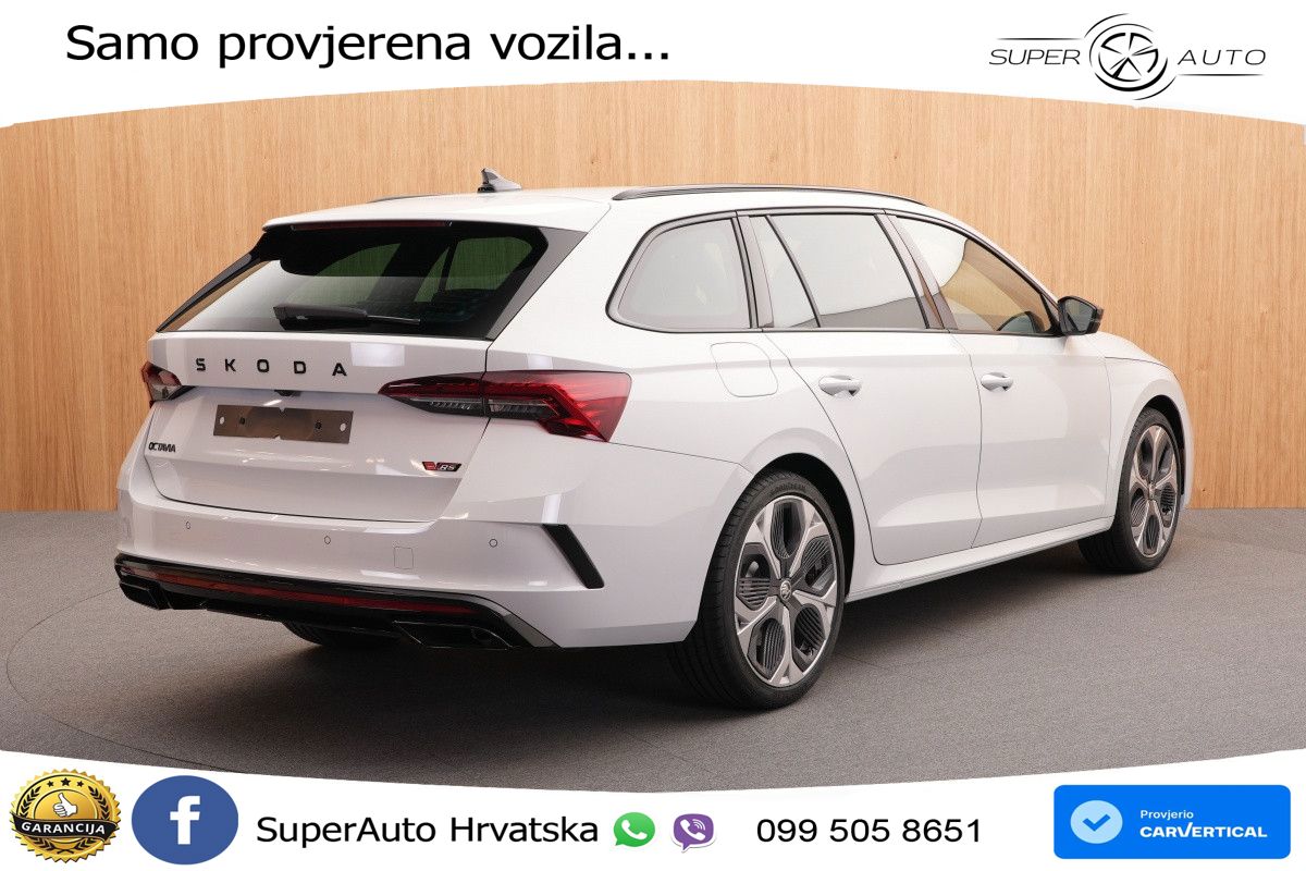 Škoda Octavia Combi RS 2.0 TSI (265 KS) DSG LED+GR SJED+ACC