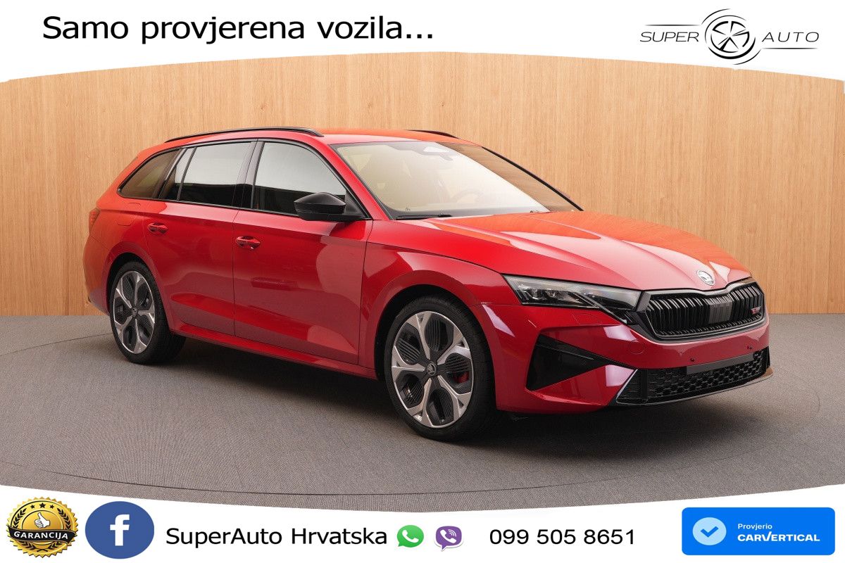Škoda Octavia Combi RS 2.0 TSI (265 KS) DSG LED+GR SJED+ACC