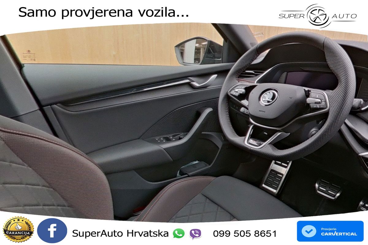 Škoda Octavia Combi RS 2.0 TSI (265 KS) DSG LED+GR SJED+ACC