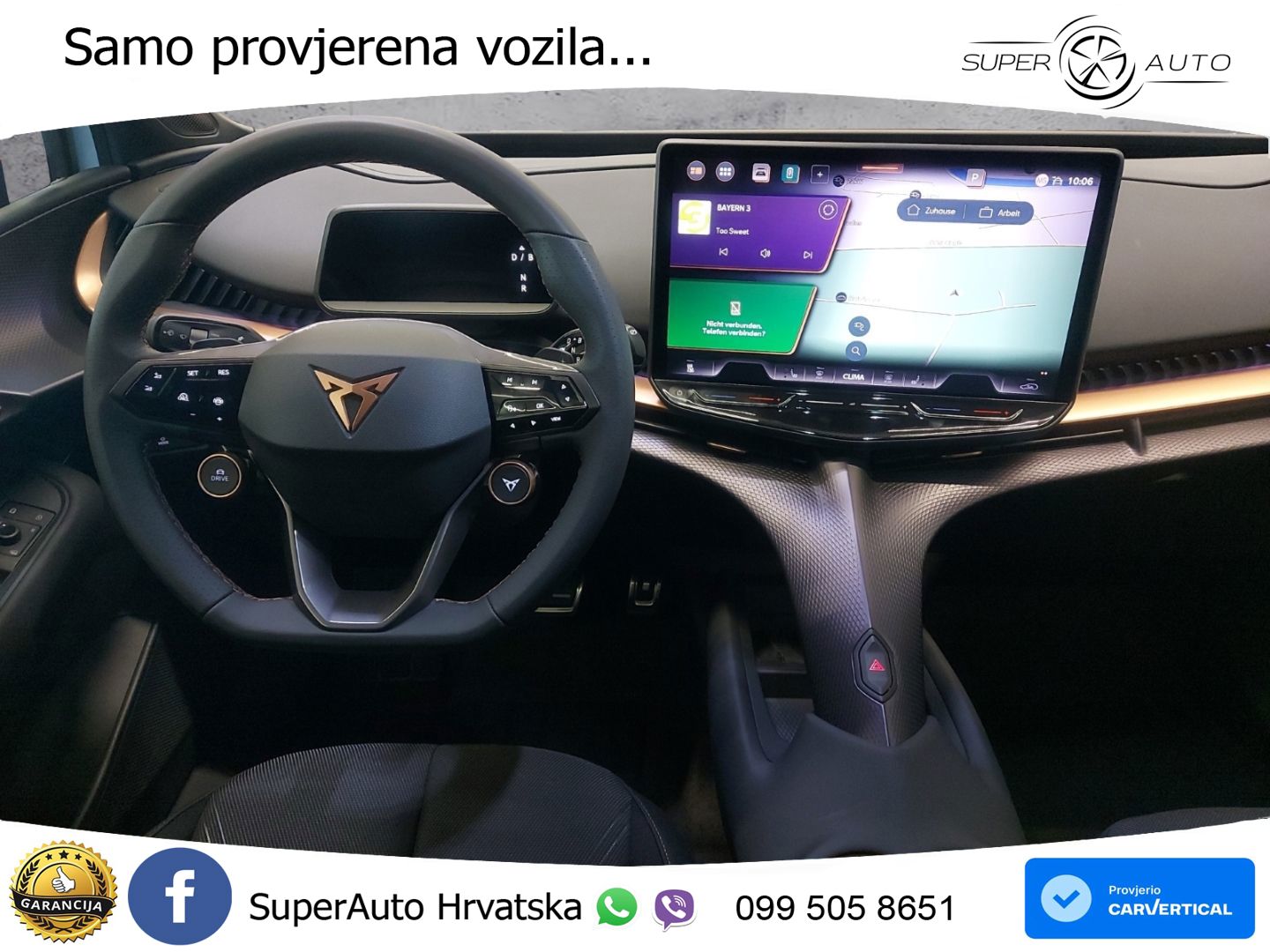 Cupra Tavascan 82 kWh (340 KS)  4WD VZ LED+GR SJED+ACC
