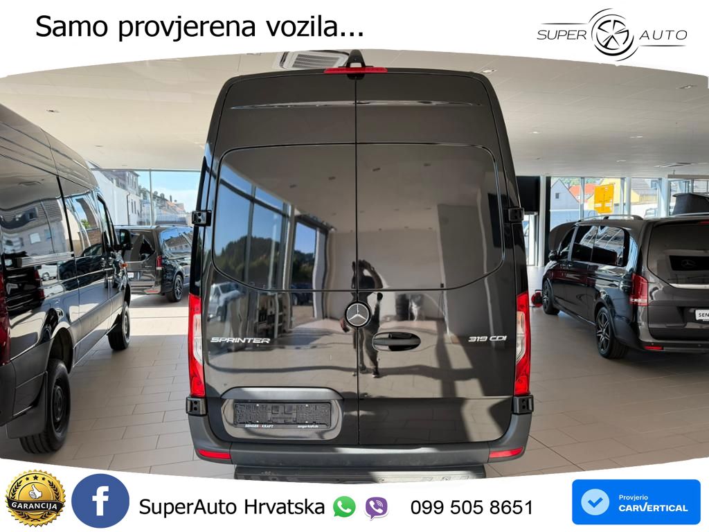 Mercedes-Benz Sprinter 319 CDI Kasten Hochdach Lang ACC AHK 190 KS