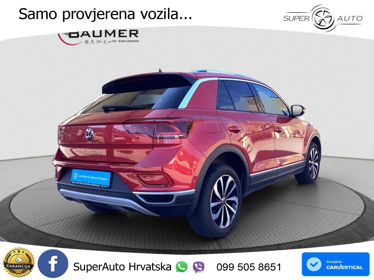 Volkswagen T-Roc I 1.5 TSI (150 KS) DSG LED+GR SJED+ACC