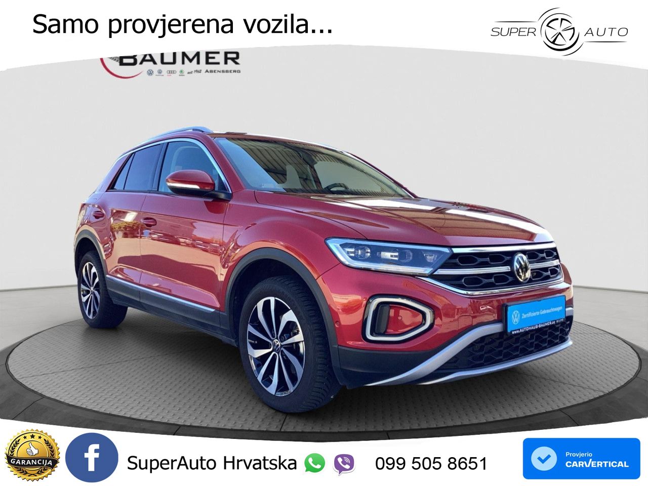 Volkswagen T-Roc I 1.5 TSI (150 KS) DSG LED+GR SJED+ACC