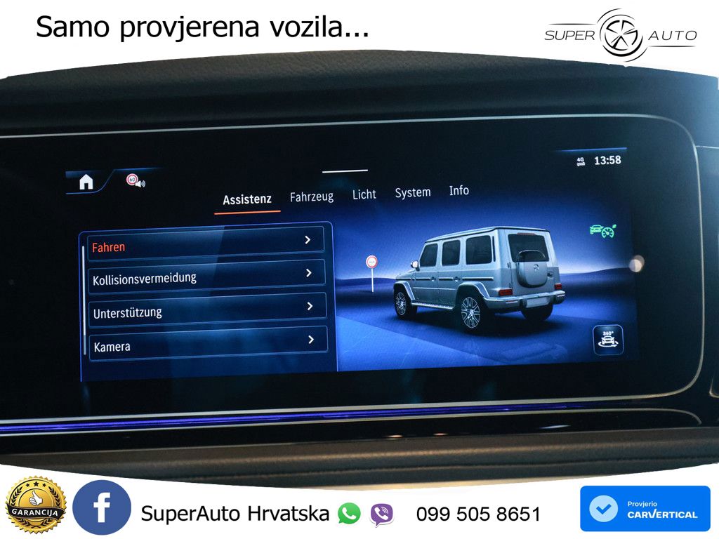 Mercedes G 580 EQ Long 116 kWh (587 KS) 4MATIC Manufaktur LED+GR SJED+ACC