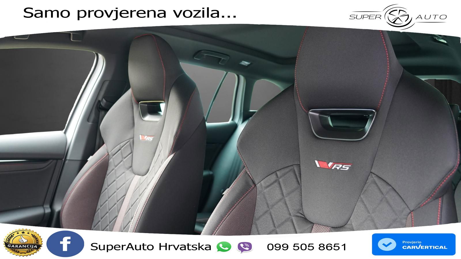 Škoda Octavia Combi RS 2.0 TSI (265 KS) DSG MATRIX+GR SJED+KAM