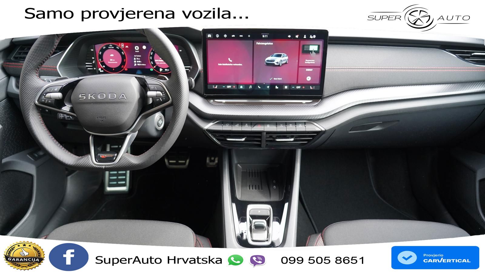 Škoda Octavia Combi RS 2.0 TSI (265 KS) DSG MATRIX+GR SJED+KAM