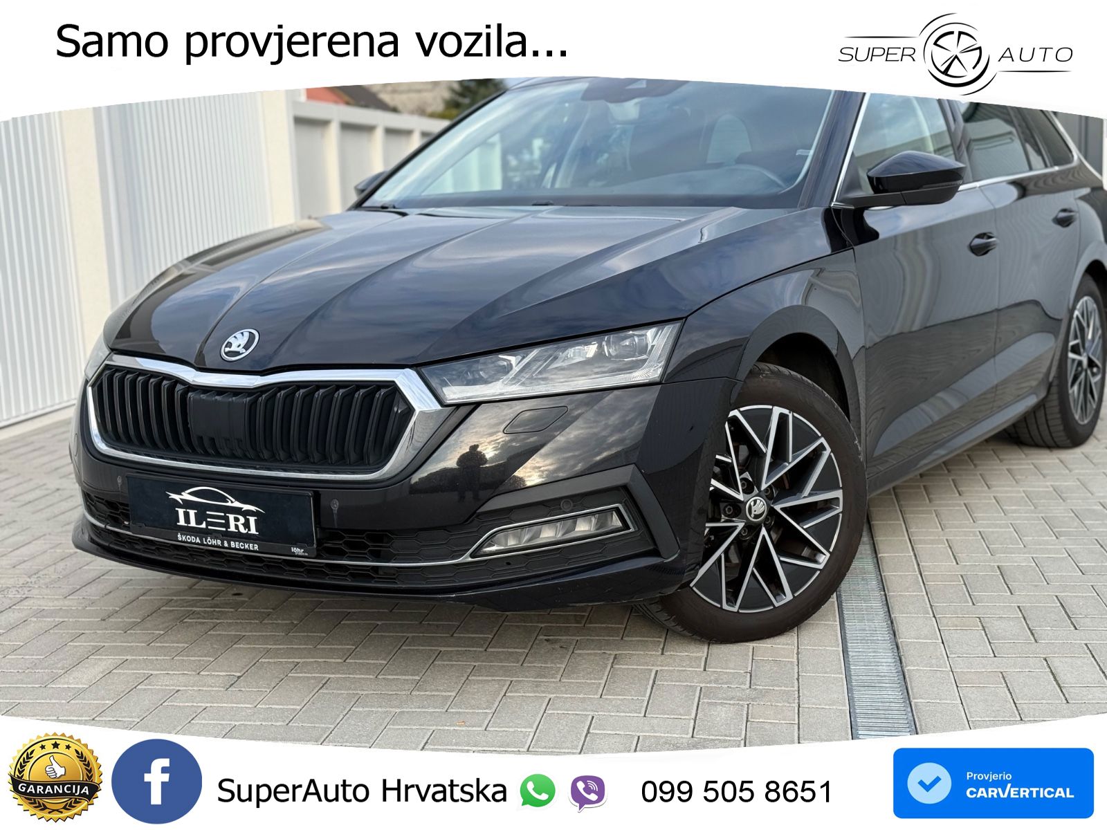 Škoda Octavia Combi 2.0 TDI (150 KS) DSG LED+GR SJED+ACC