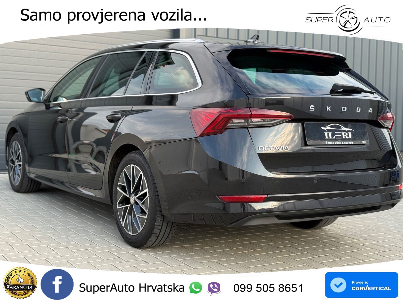 Škoda Octavia Combi 2.0 TDI (150 KS) DSG LED+GR SJED+ACC