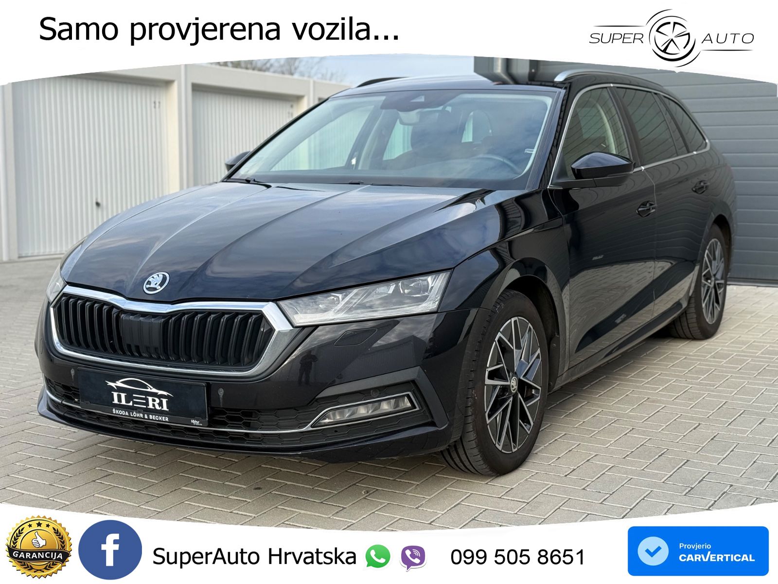 Škoda Octavia Combi 2.0 TDI (150 KS) DSG LED+GR SJED+ACC