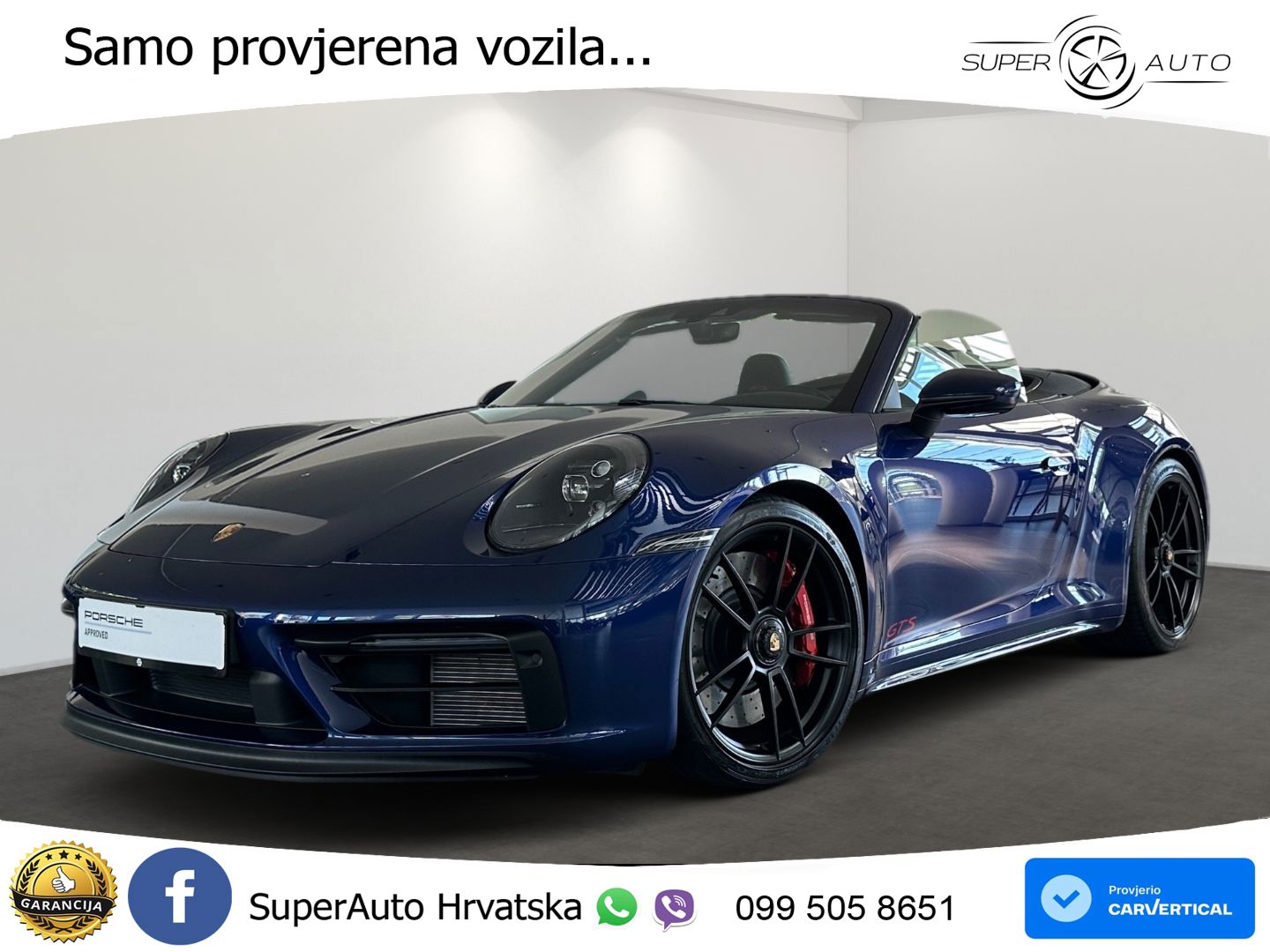 Porsche 911 Carrera GTS Cabriolet 3.0 (480 KS) PDK
