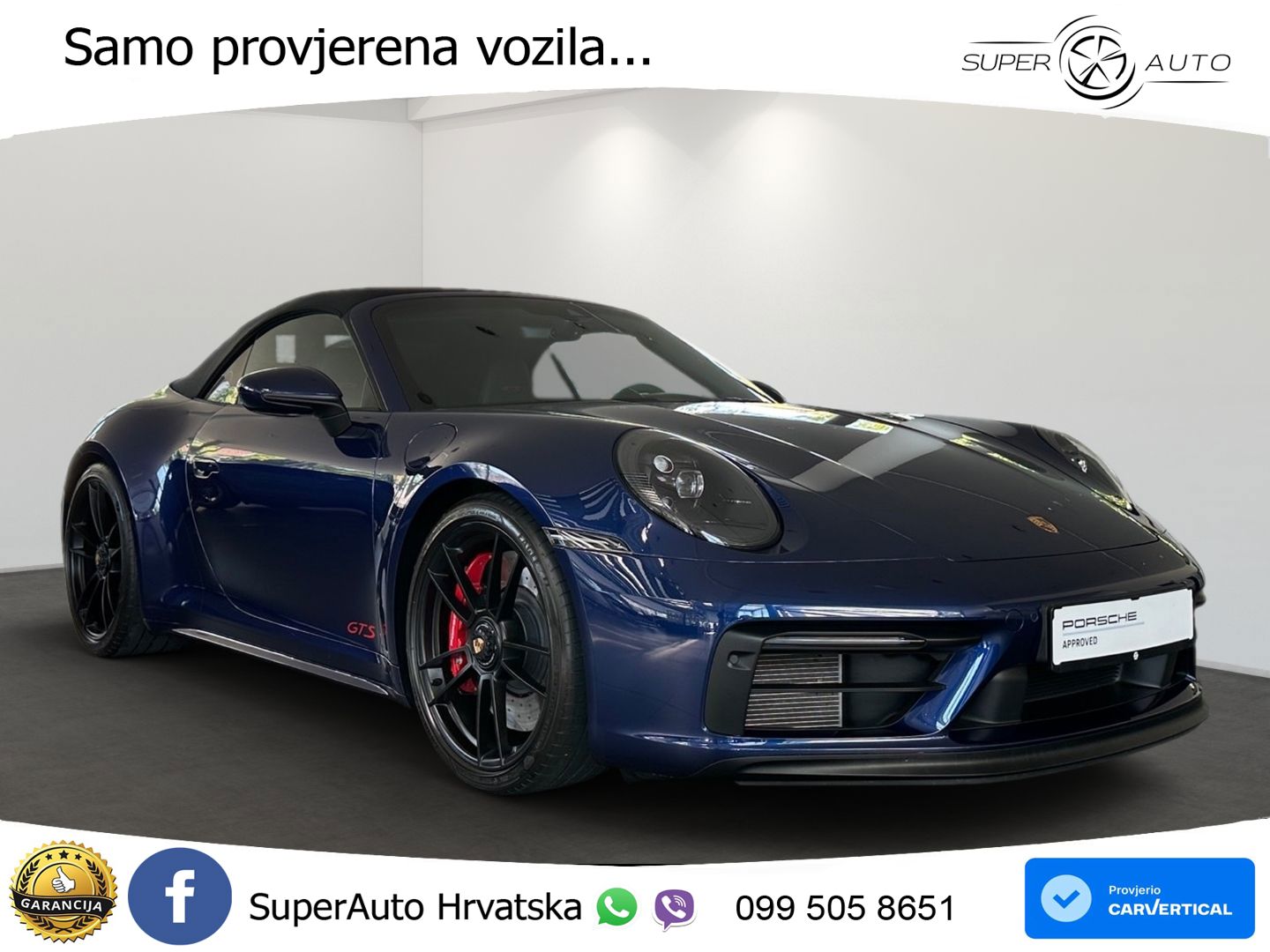 Porsche 911 Carrera GTS Cabriolet 3.0 (480 KS) PDK