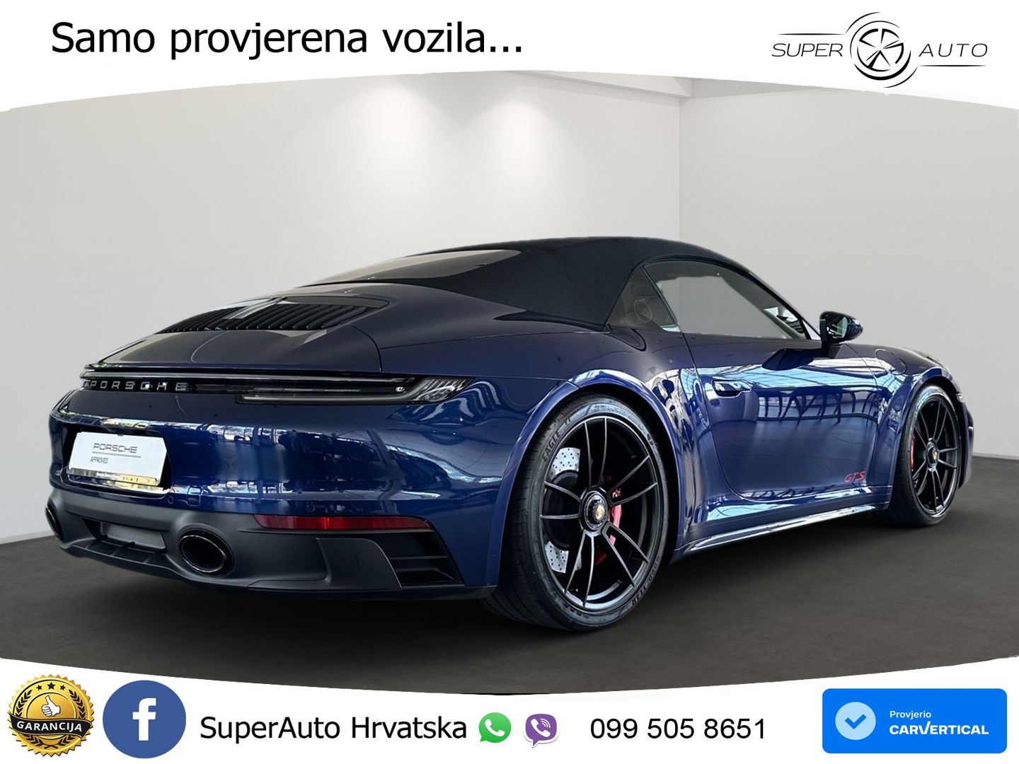 Porsche 911 Carrera GTS Cabriolet 3.0 (480 KS) PDK