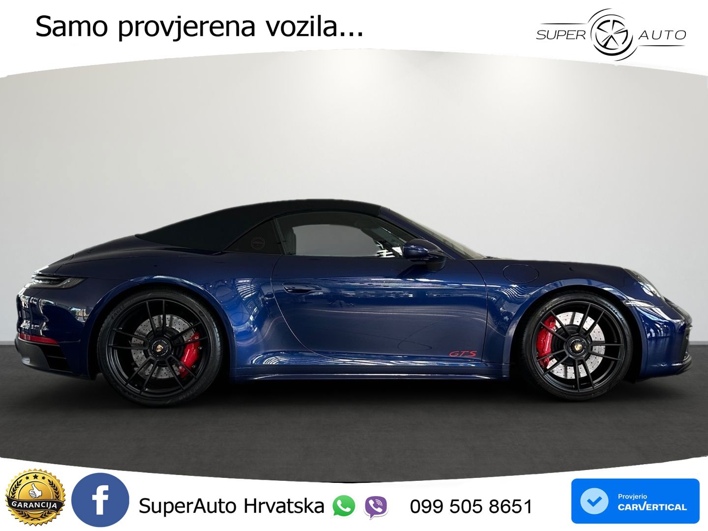 Porsche 911 Carrera GTS Cabriolet 3.0 (480 KS) PDK