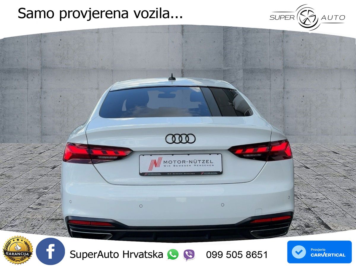 Audi A5 Sportback 40 TDI (204 KS) S tronic advanced LED+GR SJED+ACC