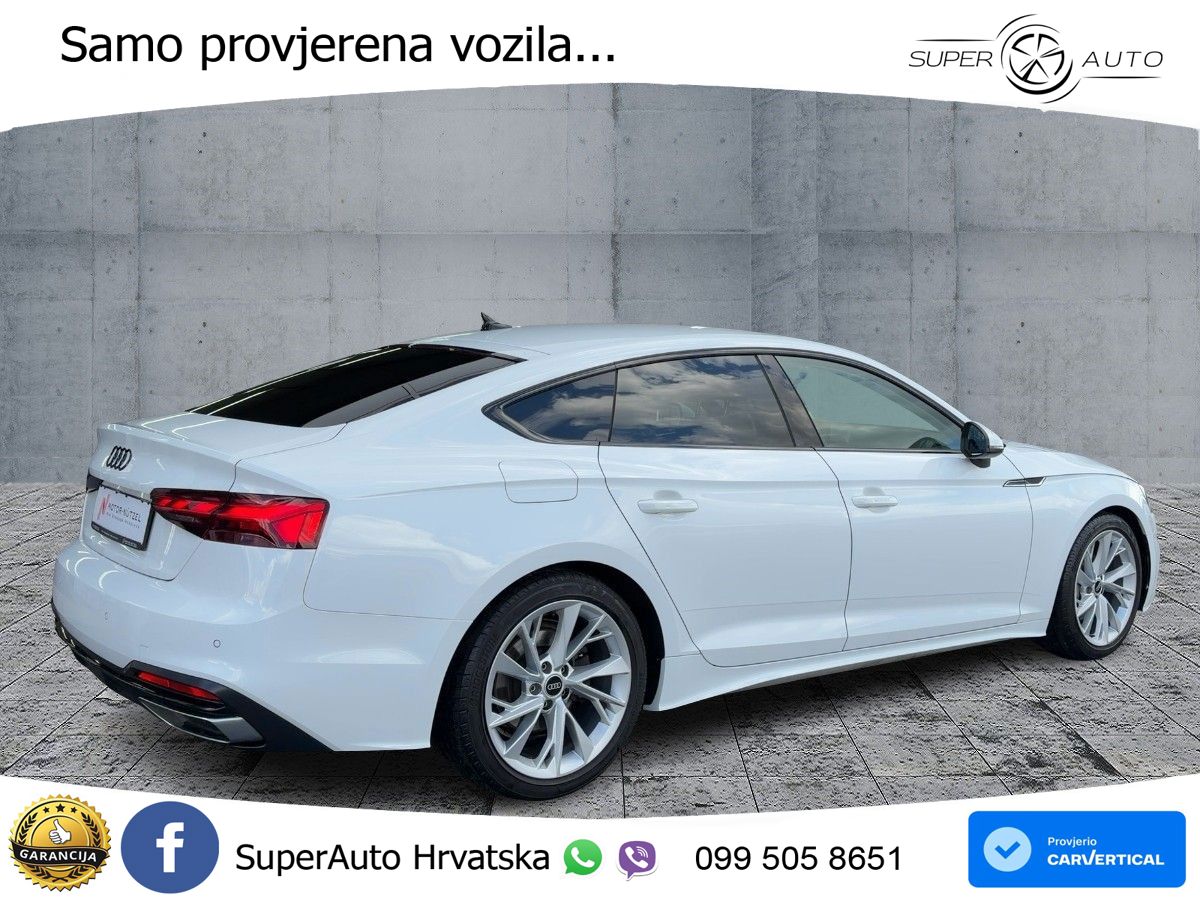 Audi A5 Sportback 40 TDI (204 KS) S tronic advanced LED+GR SJED+ACC