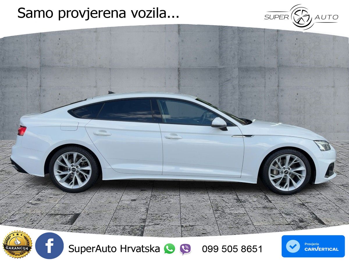 Audi A5 Sportback 40 TDI (204 KS) S tronic advanced LED+GR SJED+ACC