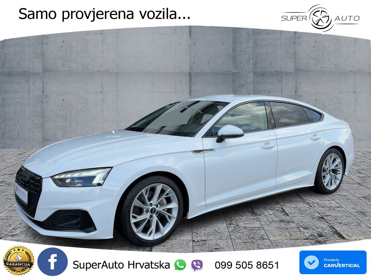 Audi A5 Sportback 40 TDI (204 KS) S tronic advanced LED+GR SJED+ACC