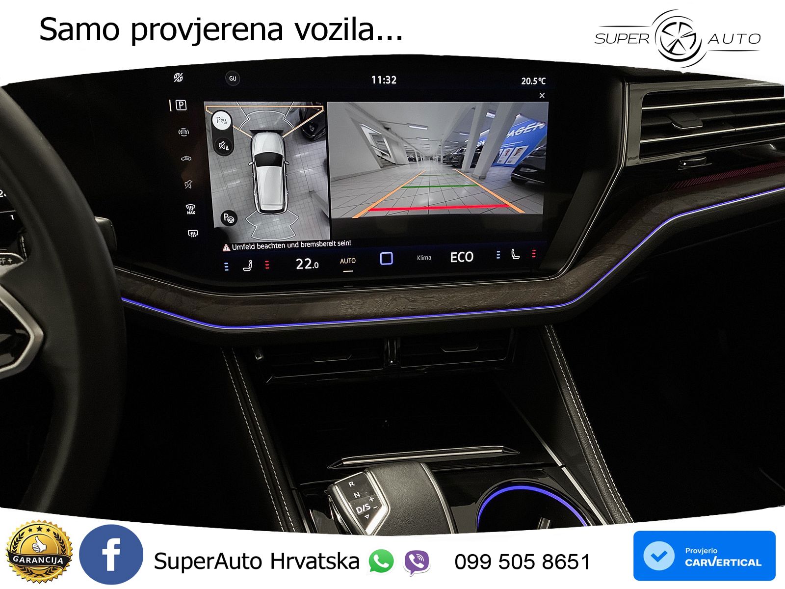 Volkswagen Touareg 3.0 V6 TFSI (381 KS) 4MOTION Tiptronic ZRAČNI+ACC+GR SJED+KAM+PANO