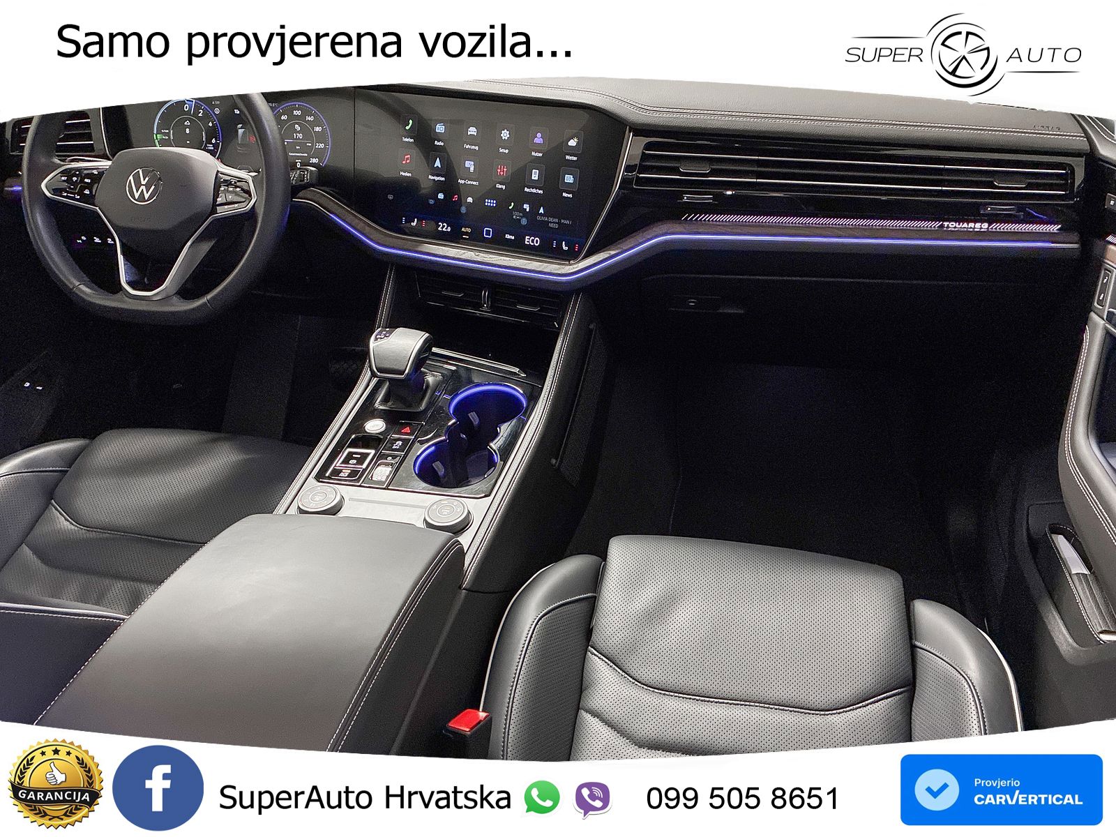 Volkswagen Touareg 3.0 V6 TFSI (381 KS) 4MOTION Tiptronic ZRAČNI+ACC+GR SJED+KAM+PANO