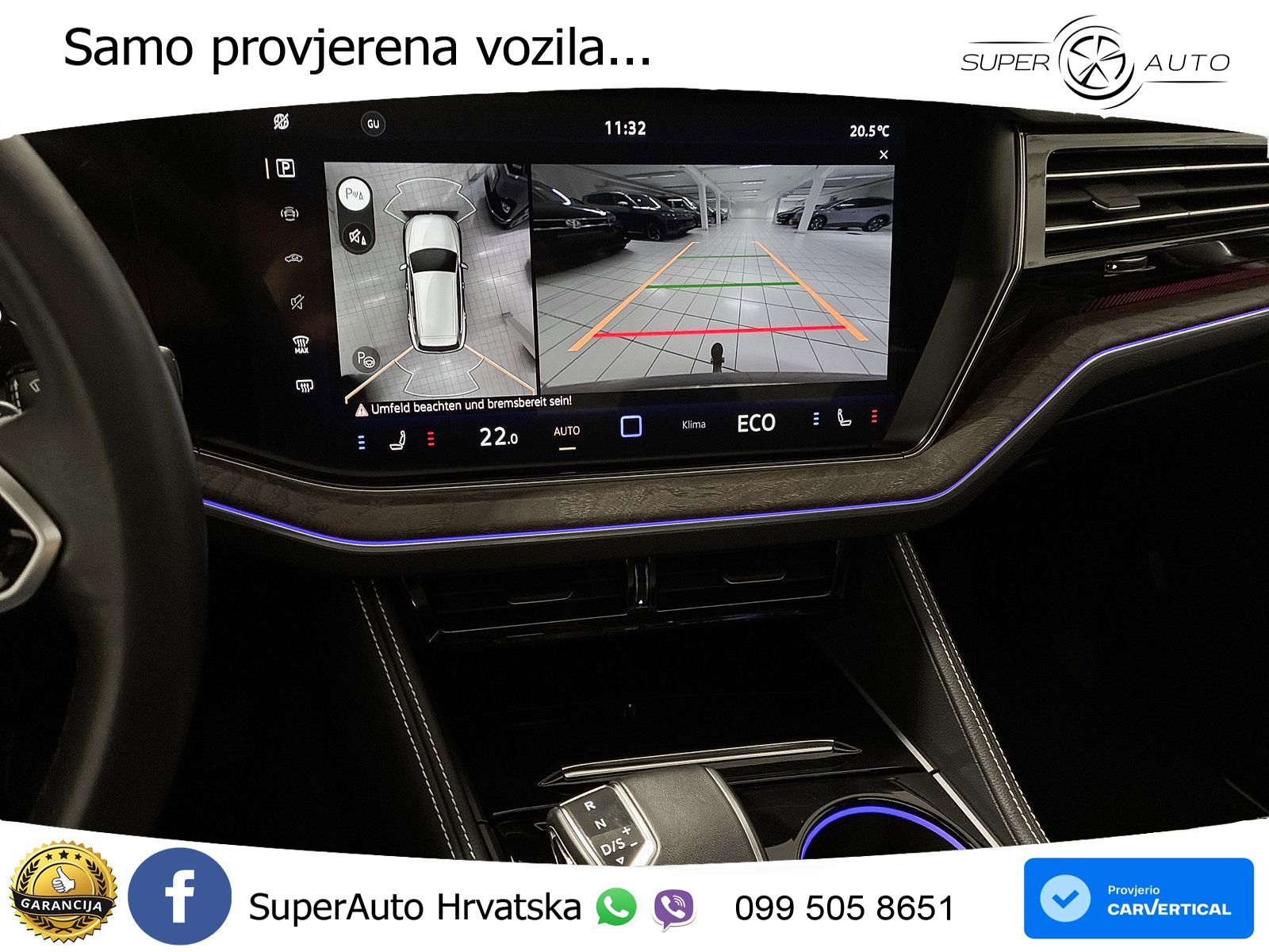 Volkswagen Touareg 3.0 V6 TFSI (381 KS) 4MOTION Tiptronic ZRAČNI+ACC+GR SJED+KAM+PANO