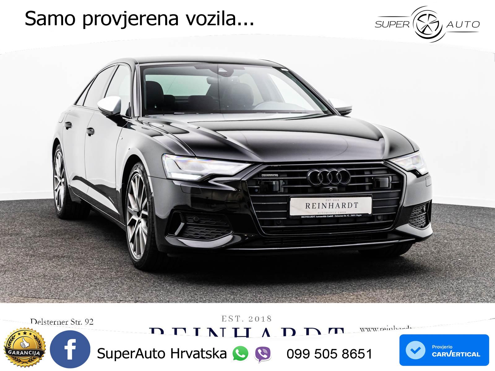 Audi A6 55 TFSI V6 (340 KS) quattro S tronic S line LED+GR SJED+ACC