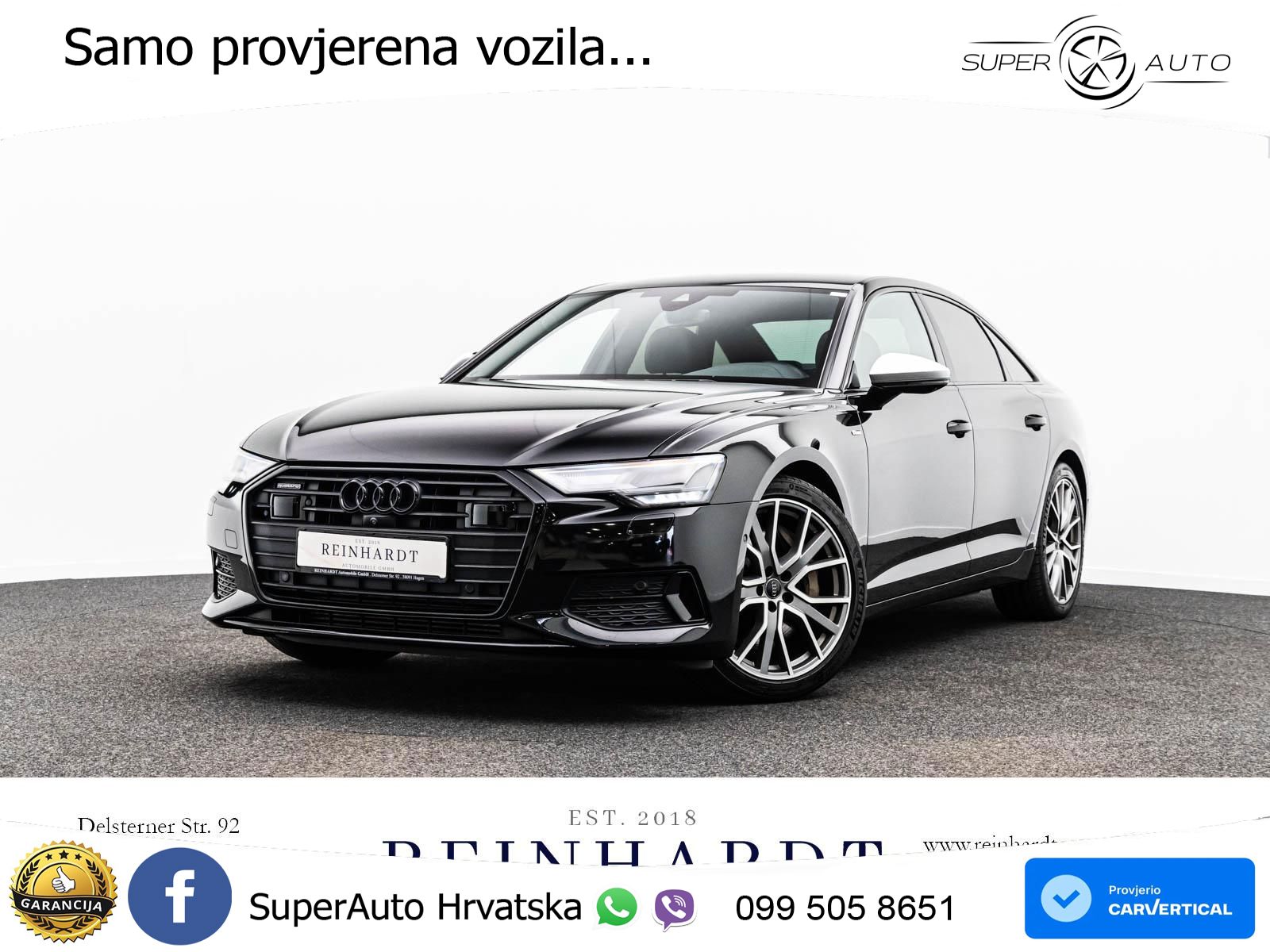 Audi A6 55 TFSI V6 (340 KS) quattro S tronic S line LED+GR SJED+ACC