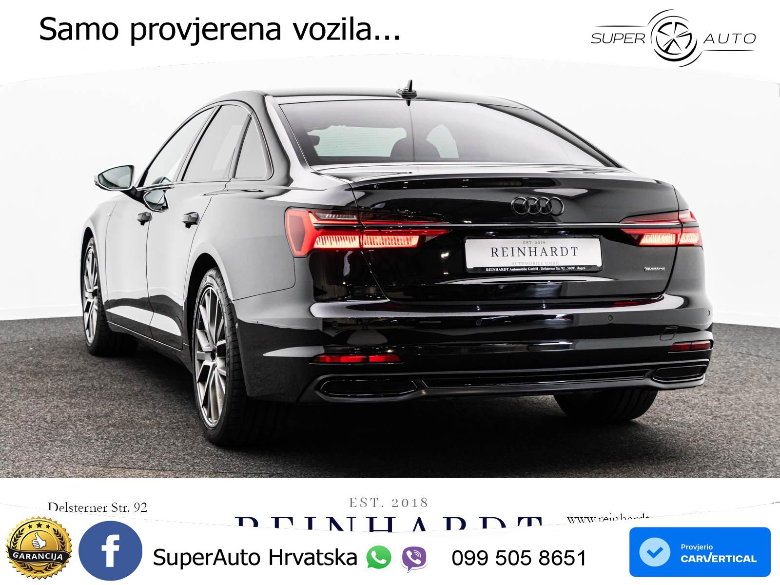 Audi A6 55 TFSI V6 (340 KS) quattro S tronic S line LED+GR SJED+ACC