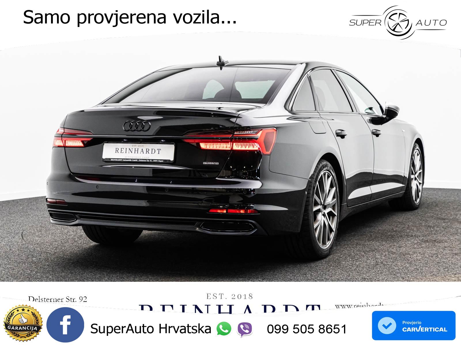 Audi A6 55 TFSI V6 (340 KS) quattro S tronic S line LED+GR SJED+ACC
