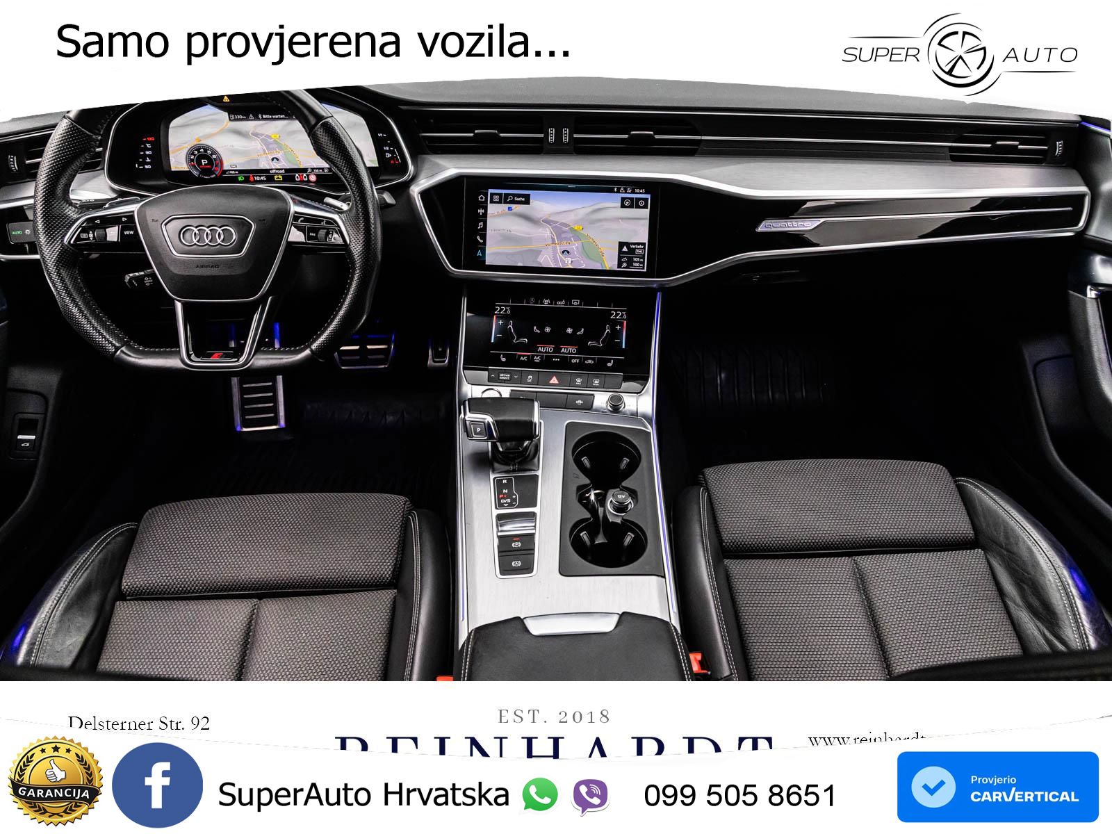Audi A6 55 TFSI V6 (340 KS) quattro S tronic S line LED+GR SJED+ACC