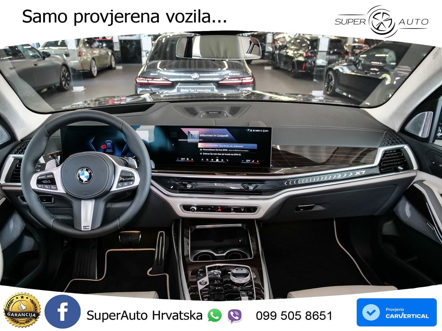 BMW X7 40d (352 KS) xDrive Steptronic M Sport ZRAČNI+ACC+GR SJED+KAM+PANO