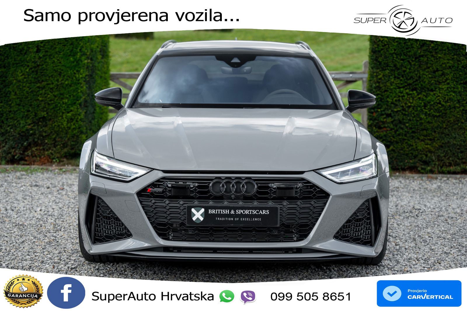 Audi RS6 Avant 4.0 TFSI V8 performance (630 KS)  quattro tiptronic LED+GR SJED+ACC