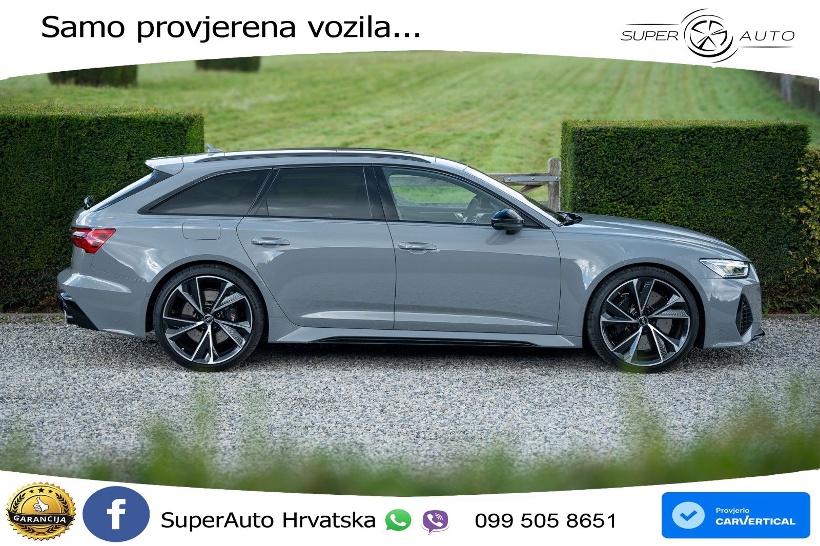 Audi RS6 Avant 4.0 TFSI V8 performance (630 KS)  quattro tiptronic LED+GR SJED+ACC