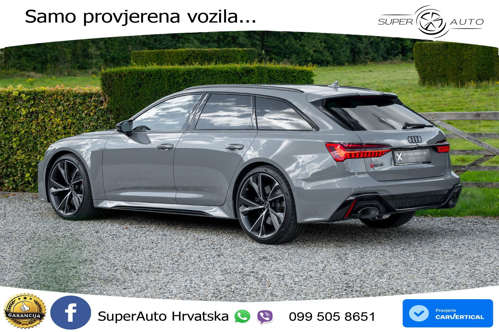 Audi RS6 Avant 4.0 TFSI V8 performance (630 KS)  quattro tiptronic LED+GR SJED+ACC