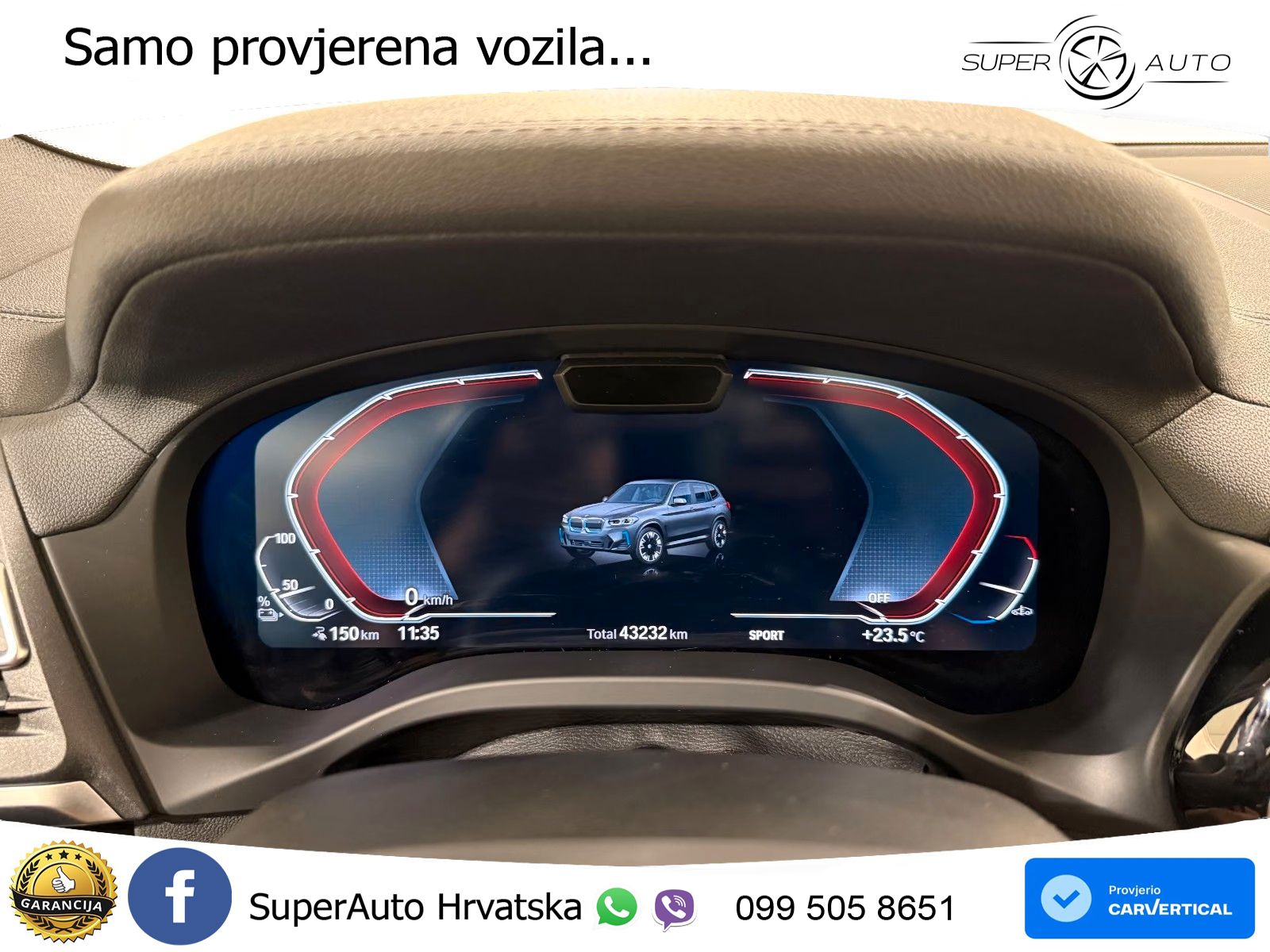 BMW iX3 80 kWh (286 KS) M Sport