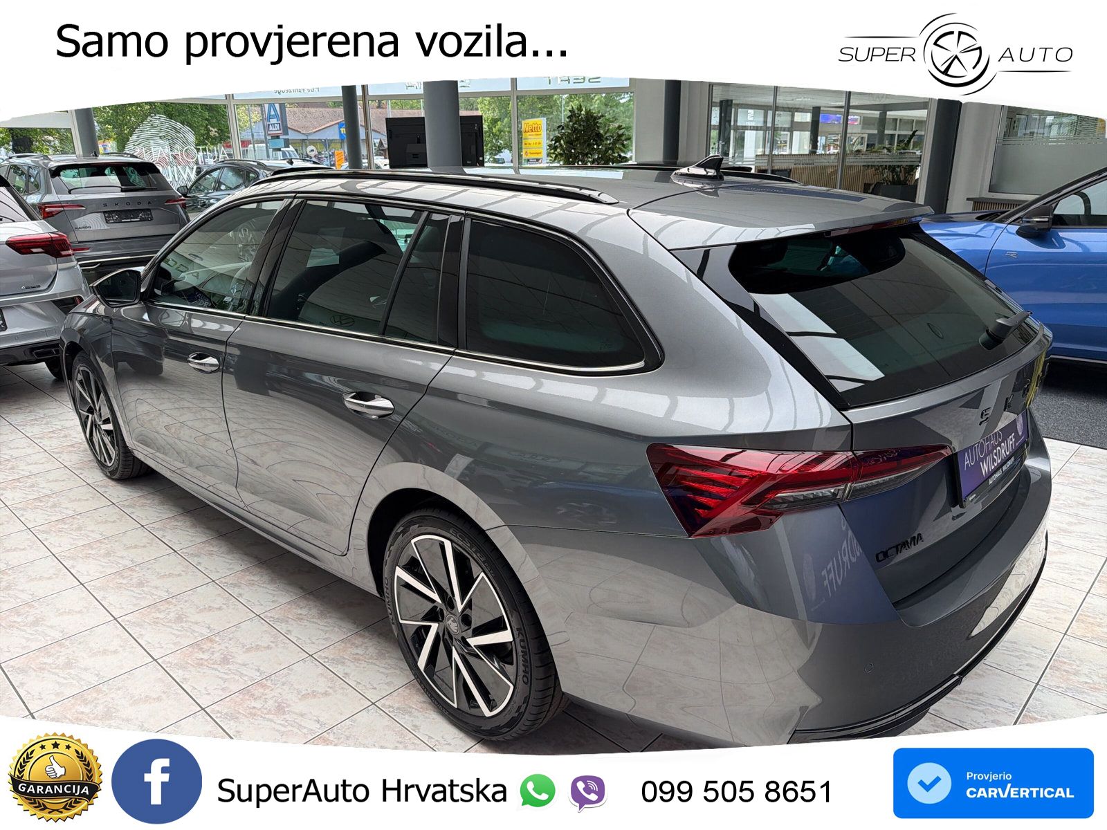 Škoda Octavia Combi 2.0 TDI (150 KS) DSG SportLine MATRIX+GR SJED+KAM