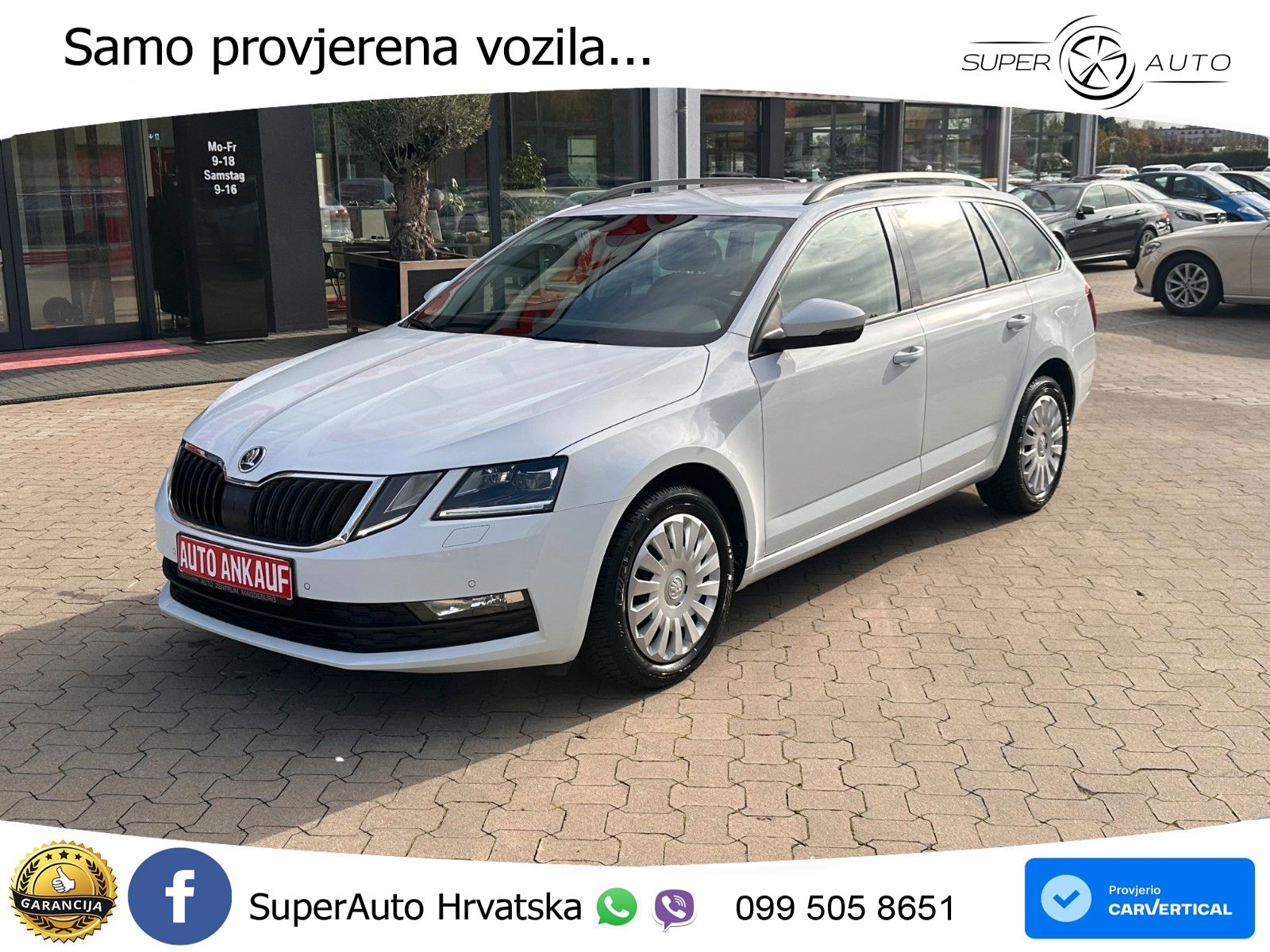 Škoda Octavia Combi 2.0 TDI (150 KS) DSG LED+GR SJED+ACC