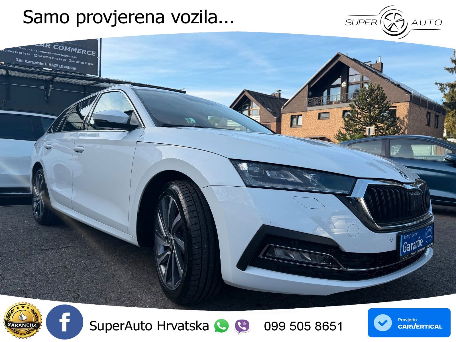 Škoda Octavia Combi 2.0 TDI (150 KS) DSG LED+GR SJED+ACC